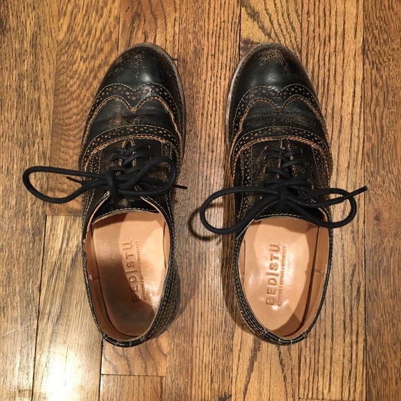 Bed Stu Shoes Bed Stu Black Lita Oxfords Poshmark